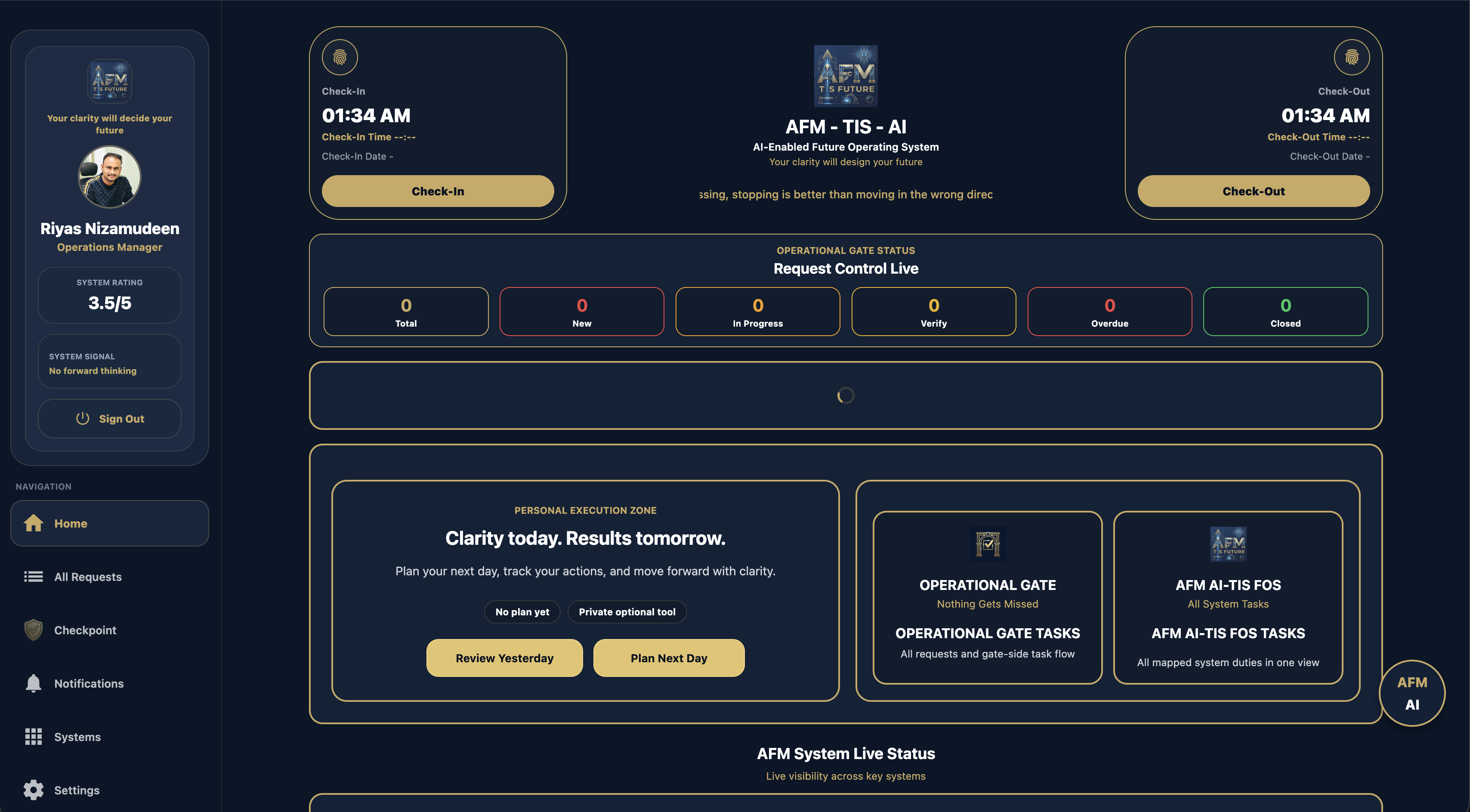 Web Dashboard Interface 3