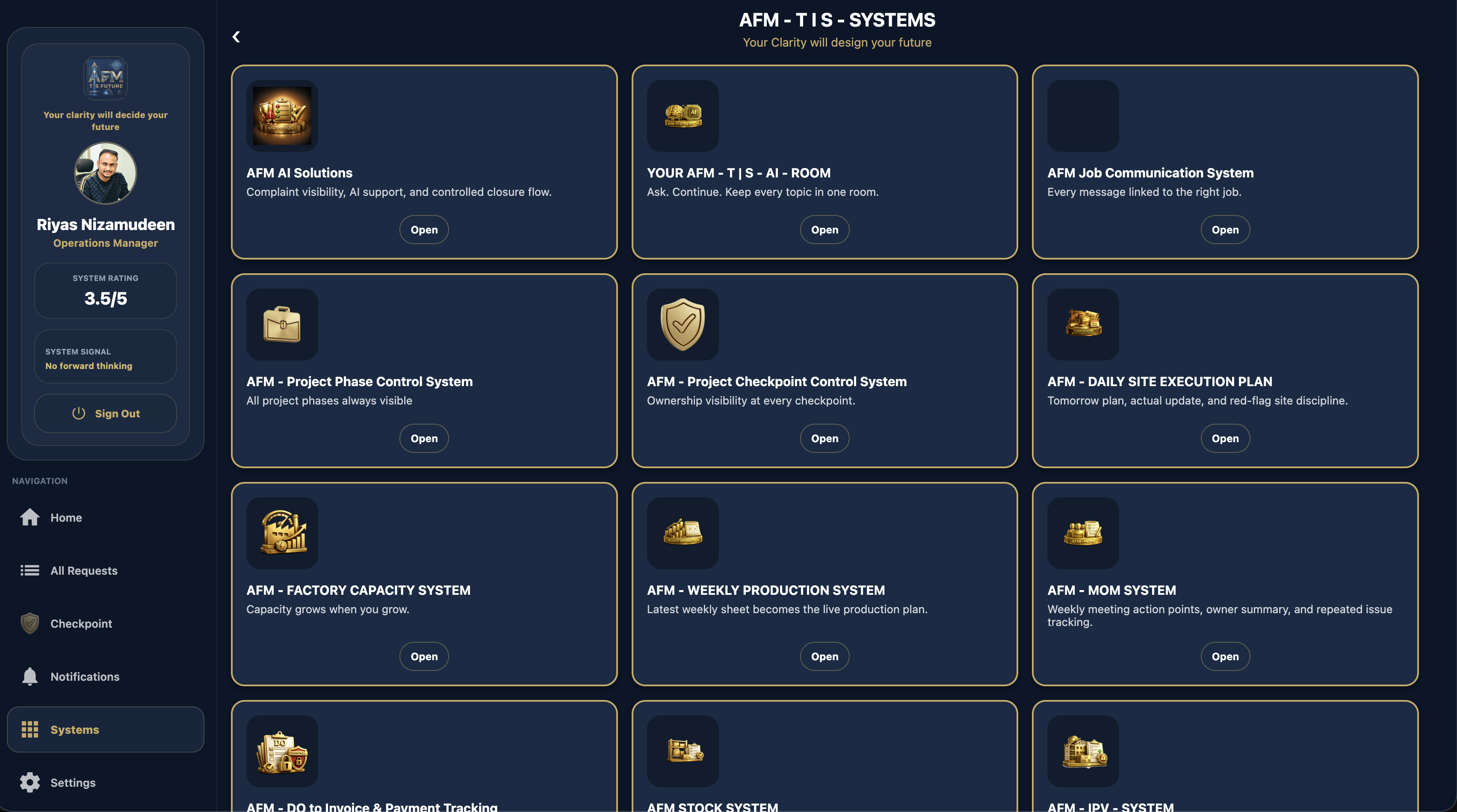 Web Dashboard Interface 5