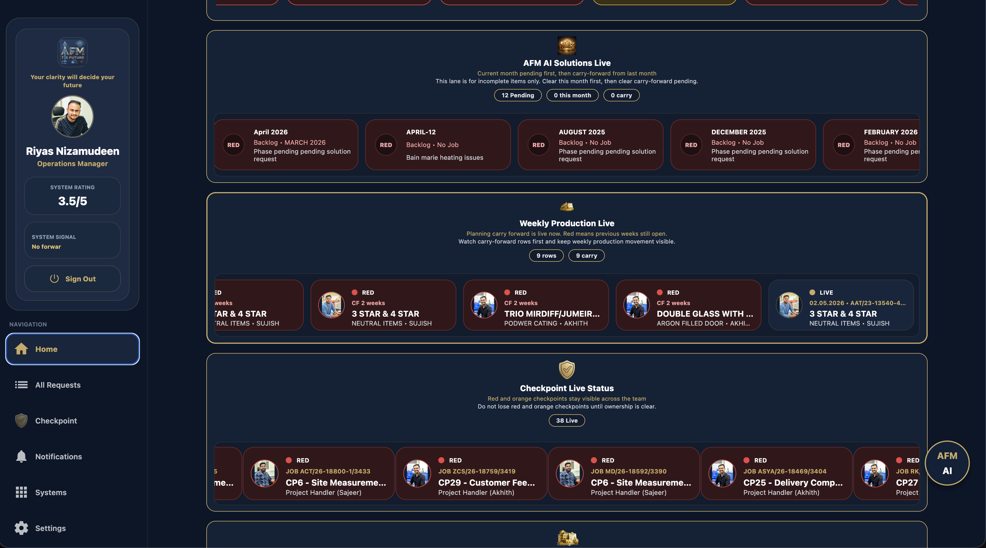 Web Dashboard Interface 6